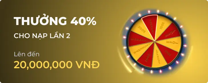 Khuyến mãi thưởng 40% tại 777kingbet